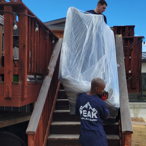 Unloading, Movers, Furniture, and Stairs from Peak Moving And Storage uploaded 9:03 AM on May 6th, 2026