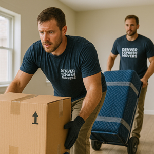 Hand Truck, Movers, Moving Boxes, Unloading, and Loading from Denver Express Movers uploaded 9:43 PM on Jul 16th, 2025