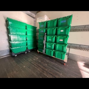 Moving Container, Furniture Dolly, Unloading, and Loading from Grandmas Boy Moving Co uploaded 10:38 AM on May 14th, 2026
