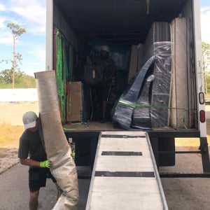 Furniture, Unloading, Movers, and Moving Truck from Two Chicks Moving uploaded 11:18 AM on May 15th, 2025