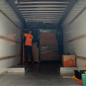Loading, Customers, Movers, Moving Blankets, and Moving Boxes from The Moving Pros uploaded 8:38 AM on Apr 2nd, 2025
