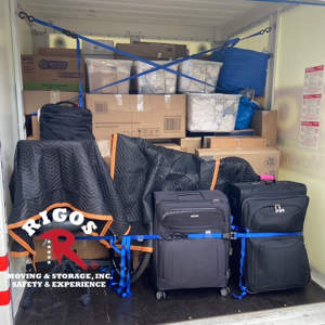 Moving Boxes, Moving Container, Ropes/Straps/Tie-downs, and Loading from Rigo's Moving & Storage, Inc uploaded 2:36 PM on Oct 17th, 2025