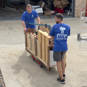 Furniture, Moving Boxes, Movers, Loading, and Furniture Dolly from MoverTron Moving uploaded 2:12 PM on Apr 25th, 2024