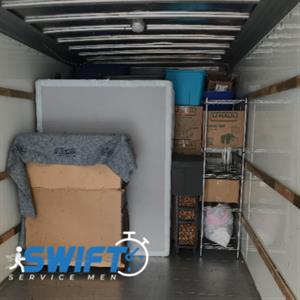 Moving Boxes, Movers, Moving Truck, Unloading, and Loading from Swift Service Men uploaded 3:25 PM on Apr 4th, 2022