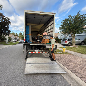 Movers, Furniture, Unloading, Moving Truck, and Customers from Dolly Men Moving Labor uploaded 1:54 AM on Oct 22nd, 2025