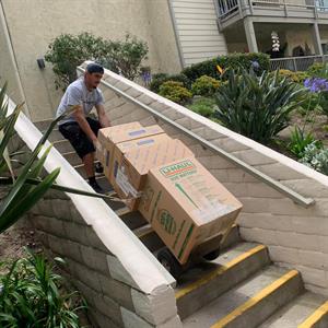 Moving Boxes, Furniture Dolly, Stairs, and Movers from Quick Moves uploaded 12:40 PM on May 4th, 2023