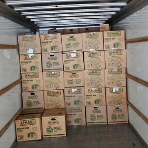 Loading, Moving Truck, and Moving Boxes from The Ferris Moving Company uploaded 3:55 PM on May 16th, 2026
