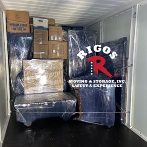 Moving Blankets, Moving Container, Loading, Moving Boxes, and Furniture from Rigo's Moving & Storage, Inc uploaded 1:13 PM on Mar 10th, 2026
