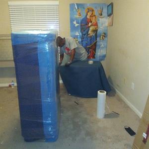 Furniture, Moving Blankets, and Plastic Wrap from Treasure Movers & Logistics Service, LLC uploaded 9:42 AM on Aug 15th, 2023