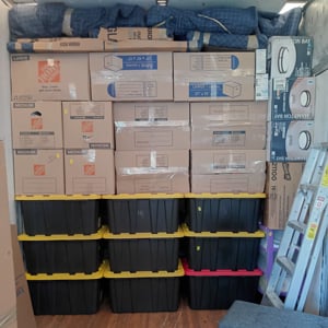 Loading and Moving Boxes from Super Packers LLC. uploaded 4:34 PM on May 17th, 2026