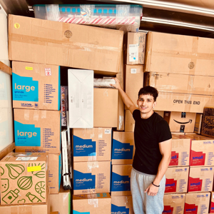 Moving Boxes, Loading, Movers, and Unloading from Hometown Helpers uploaded 4:28 PM on Apr 10th, 2026