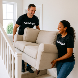 Furniture, Moving Boxes, Movers, Moving Truck, and Moving Container from Onwingz uploaded 1:14 AM on Jun 12th, 2025