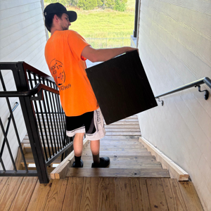 Movers, Furniture, and Stairs from Moovin & Groovin uploaded 12:25 PM on Jul 1st, 2025