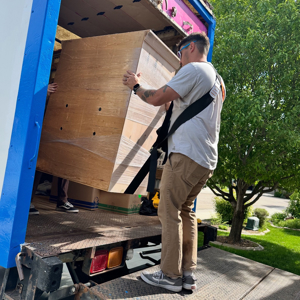 Furniture, Plastic Wrap, Loading, Movers, and Moving Truck from Electric Monkey Moving uploaded 11:12 PM on May 22nd, 2025