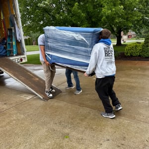 Loading, Movers, Furniture, Unloading, and Moving Truck from Above The Best Movers & Cleaners uploaded 12:56 PM on Sep 30th, 2025