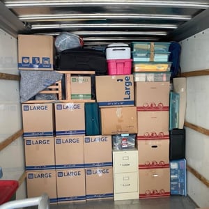Moving Container, Furniture, Moving Boxes, Loading, and Moving Truck from Moving Mountains Delivery LLC uploaded 4:36 PM on May 6th, 2026