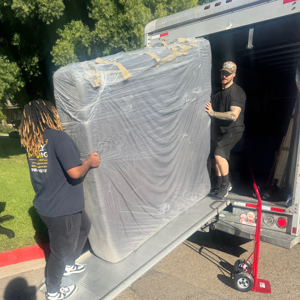 Moving Truck, Unloading, Movers, and Customers from Sky Moving Pros uploaded 8:08 AM on Jan 16th, 2026