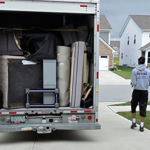 Furniture, Ropes/Straps/Tie-downs, Moving Truck, Loading, and Movers from Indy's A+ Moving uploaded 3:31 PM on Sep 10th, 2026