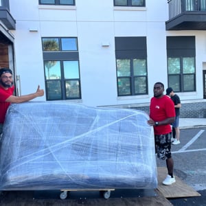 Furniture, Movers, Furniture Dolly, Plastic Wrap, and Loading from Woody & Sons Moving uploaded 1:20 PM on Aug 19th, 2026