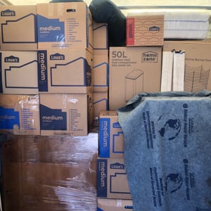 Moving Truck, Plastic Wrap, Furniture, and Moving Boxes from Rock Solid Denver Movers LLC uploaded 2:20 PM on Jun 4th, 2026