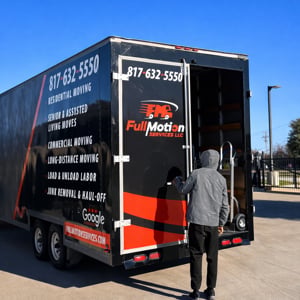 Ropes/Straps/Tie-downs, Unloading, Hand Truck, Moving Truck, and Movers from Full Motion Moving & Services LLC uploaded 5:36 PM on Feb 19th, 2026