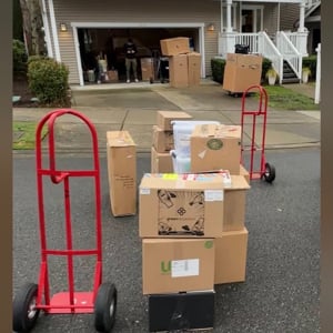 Hand Truck, Movers, Moving Truck, Moving Boxes, and Plastic Wrap from Nezero llc uploaded 9:27 PM on Mar 24th, 2026