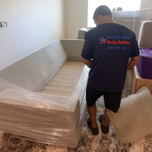 Moving Blankets, Movers, and Plastic Wrap from American Falcon Moving Company LLC uploaded 2:27 PM on Jan 14th, 2026