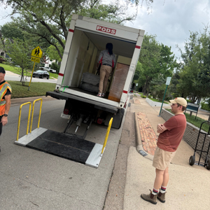 Unloading, Moving Container, Movers, and Customers from Ox and Bull Residential & Commercial Logistics uploaded 8:59 PM on Jun 12th, 2026