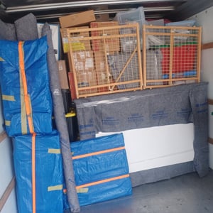 Furniture, Moving Truck, Loading, Moving Blankets, and Moving Boxes from Make it Happen Movers uploaded 3:48 AM on Mar 11th, 2026