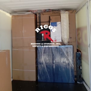 Moving Container, Ropes/Straps/Tie-downs, Moving Boxes, and Furniture from Rigo's Moving & Storage, Inc uploaded 12:19 PM on Nov 28th, 2025