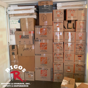 Moving Boxes, Moving Container, and Loading from Rigo's Moving & Storage, Inc uploaded 4:06 PM on Sep 5th, 2025