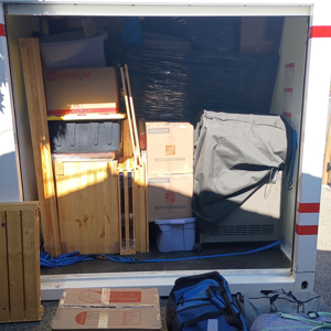 Unloading, Moving Boxes, and Moving Container from UP & Movin LLC   uploaded 12:13 PM on Jul 26th, 2025