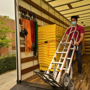 Moving Boxes, Hand Truck, Moving Container, Movers, and Mask from Big Win Moving uploaded 2:28 PM on Jun 18th, 2026