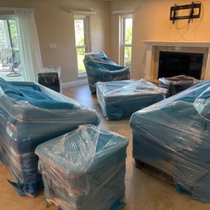 Plastic Wrap, Moving Blankets, and Furniture from Two Chicks Moving uploaded 11:24 AM on May 15th, 2025