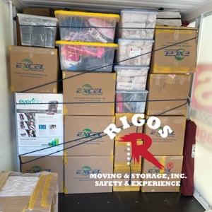 Furniture, Moving Boxes, Moving Container, and Loading from Rigo's Moving & Storage, Inc uploaded 12:33 PM on Jul 17th, 2025