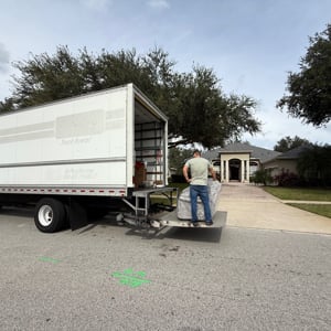 Movers, Furniture, Plastic Wrap, Moving Truck, and Unloading from Dolly Men Moving Labor uploaded 7:03 AM on Nov 15th, 2025