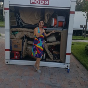 Customers, Furniture, Moving Boxes, Moving Container, and Loading from One pedal push uploaded 11:25 AM on Dec 6th, 2019