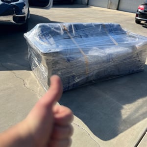 Furniture, Unloading, Moving Blankets, Loading, and Plastic Wrap from Hometown Helpers uploaded 1:54 PM on Nov 16th, 2025