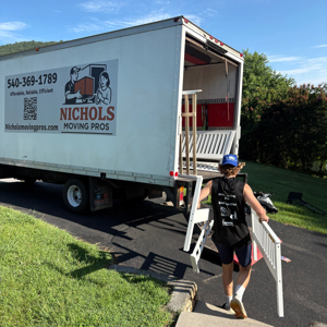 Moving Truck, Furniture, Moving Boxes, Movers, and Loading from Nichols Moving Pros uploaded 8:11 AM on Jul 20th, 2025
