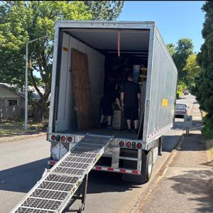 Moving Container, Unloading, Moving Truck, and Movers from One Stop Moving and Hauling uploaded 4:02 PM on Feb 11th, 2026