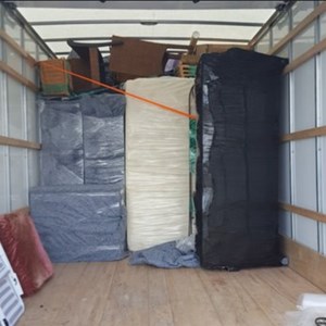 Loading, Furniture, Moving Truck, Plastic Wrap, and Moving Blankets from Gamble & Family Moving uploaded 4:30 PM on Aug 12th, 2019