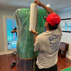Plastic Wrap and Moving Blankets from All In Movers uploaded 8:32 AM on Sep 22nd, 2025