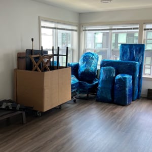 Unloading, Furniture, and Plastic Wrap from MOVEXP LLC uploaded 5:34 PM on Jun 3rd, 2026