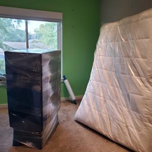 Furniture, Moving Blankets, and Plastic Wrap from Treasure Movers & Logistics Service, LLC uploaded 12:10 PM on Aug 15th, 2023