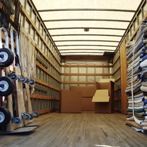 Furniture Dolly, Moving Boxes, Hand Truck, Moving Truck, and Moving Blankets from Coyote Moving Services uploaded 2:54 PM on Nov 1st, 2019