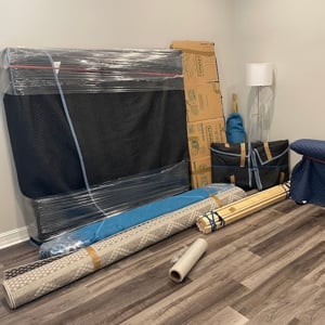 Plastic Wrap, Moving Blankets, Furniture, and Loading from Two Chicks Moving uploaded 11:22 AM on May 15th, 2025