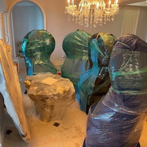 Loading, Moving Blankets, Plastic Wrap, Unloading, and Furniture from Two Chicks Moving uploaded 1:14 PM on May 20th, 2025