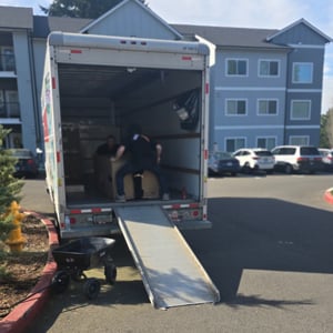 Stairs, Unloading, Movers, Furniture, and Moving Truck from Young Buck Movers uploaded 2:08 AM on Mar 12th, 2025