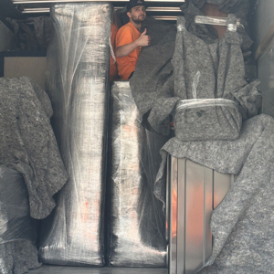Moving Blankets, Furniture, Movers, Loading, and Moving Truck from Moovin & Groovin uploaded 12:52 PM on Jul 1st, 2025