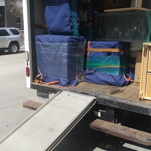 Moving Blankets, Furniture, Moving Truck, Plastic Wrap, and Loading from Forward Motion Movers & Co. uploaded 7:22 AM on Jun 11th, 2019